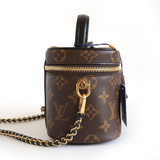 【95新】LV路易威登vanity系列M45165小号拼色老花vanity化妆盒手提单肩包 女士现售价：11000！150325AI31 商品图3