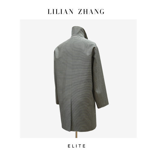 E系列-定制 ——“复古风尚”——英式老钱——经典格纹风衣外套 2507001 商品图4