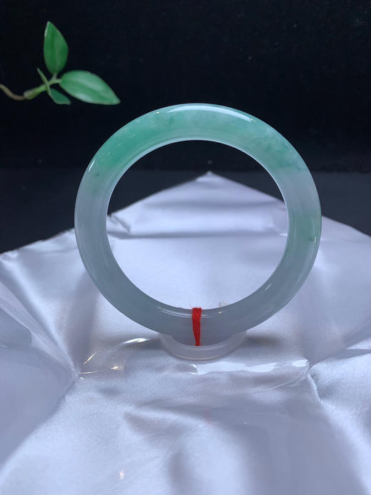 612471，54.8带绿细圆条，一半飘甜绿色，清新有种水 商品图0