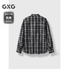 GXG男装 2024年秋季热卖GXG黑白格潮流休闲宽松外套夹克男 商品缩略图1