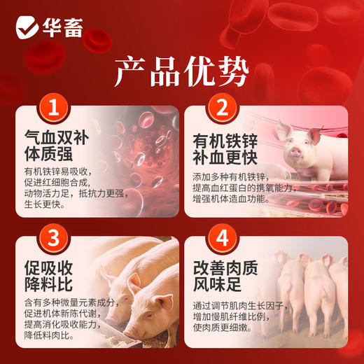 气血健1kg 气血双补 有机铁锌 吸收率高 改善肉质蛋质 商品图1