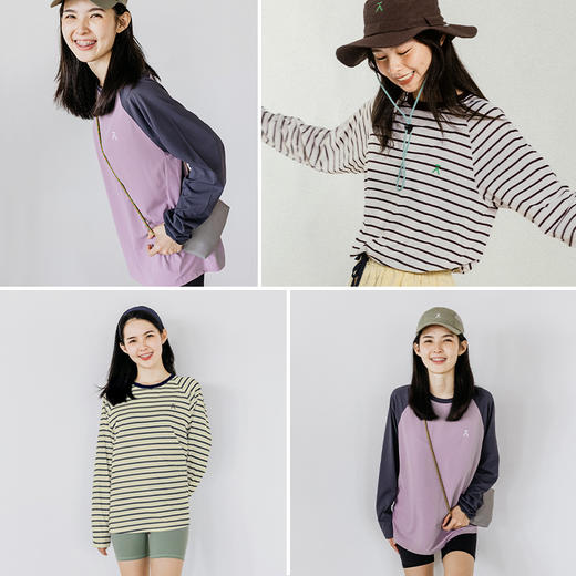 【出游季特惠】ACMEITEM爱棵米-插肩袖T恤GAF2340058C/GAF2340059C/GAF2340136C 商品图3