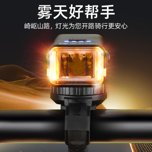 神火BL55自行车前灯强光远射超长续航可充电山地车公路车户外骑行装备 商品图1