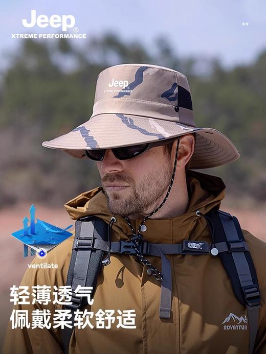 jeep吉普户外渔夫帽可折叠牛仔帽防晒 商品图3
