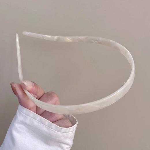 【爆款发箍❗醋酸眼镜发箍】高级感醋酸眼镜板材，升级版弧度更贴头皮， 防滑齿梳，新款大理石纹防滑头箍简约头扣发饰发箍QQ 商品图6