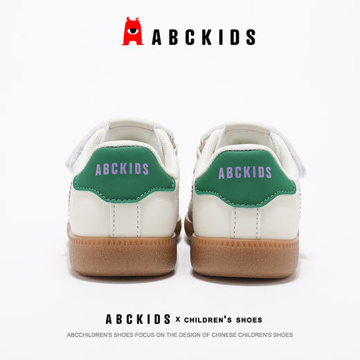 ABCkids童鞋男童板鞋2025春季新款男孩时尚软底运动鞋儿童德训鞋SY513603066AX 商品图10