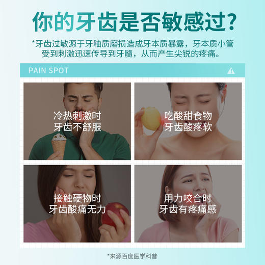 益口宁医用牙齿脱敏膏缓解减少牙龈出血炎症抑制牙菌斑抗敏感 商品图1