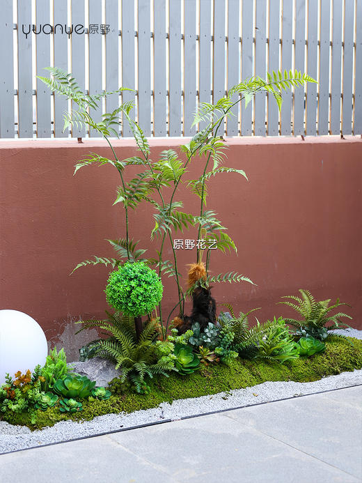 高仿真绿植墙场景布置/商场酒店家居会所商业楼生态景观场景布置搭建（具体价格可咨询商家） 商品图1