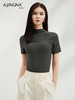 【至简舒适】阿菁娜气质立领高级感法式短袖上衣F30C302016 商品缩略图4