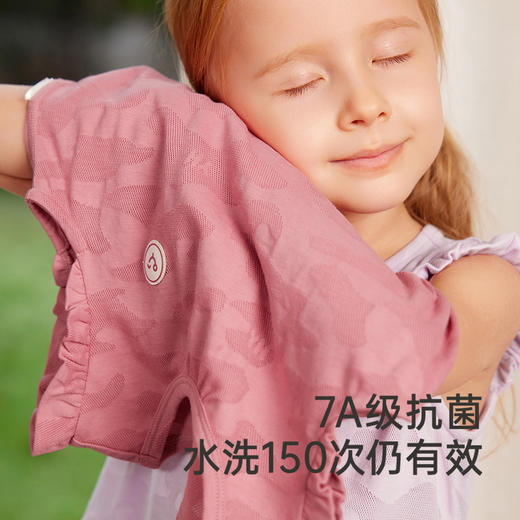 英氏儿童防蚊背心夏季透气休闲男童女童无袖上衣百搭基础款居家背心 商品图2