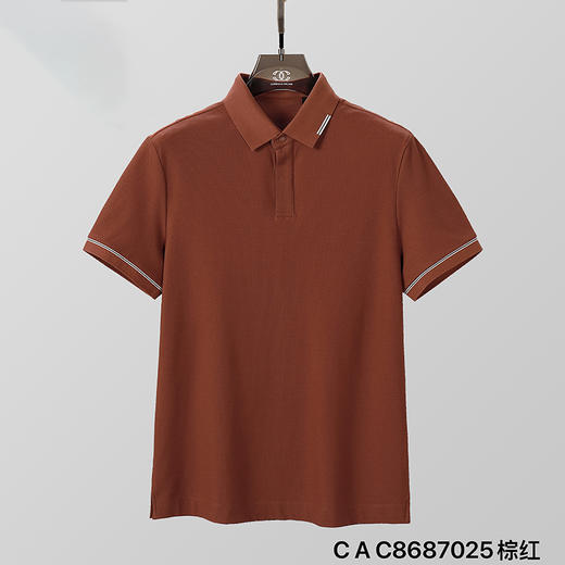 商务polo衫夏季网面透气短袖纯色休闲男上衣    XLM-CAC8687025* 商品图1
