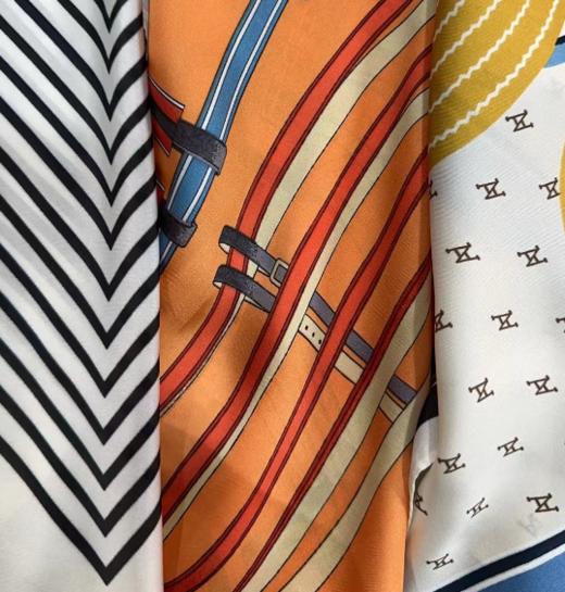 【搭配伴侣】大方巾 度假通勤仿真丝丝巾	JZ251110275 商品图0