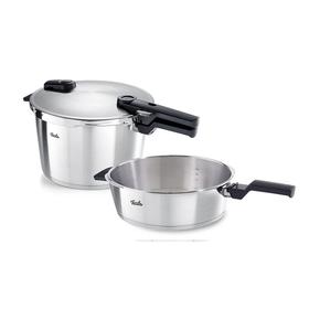 德国进口菲仕乐（Fissler）新蓝点系列高压锅套组
（8升+4升）