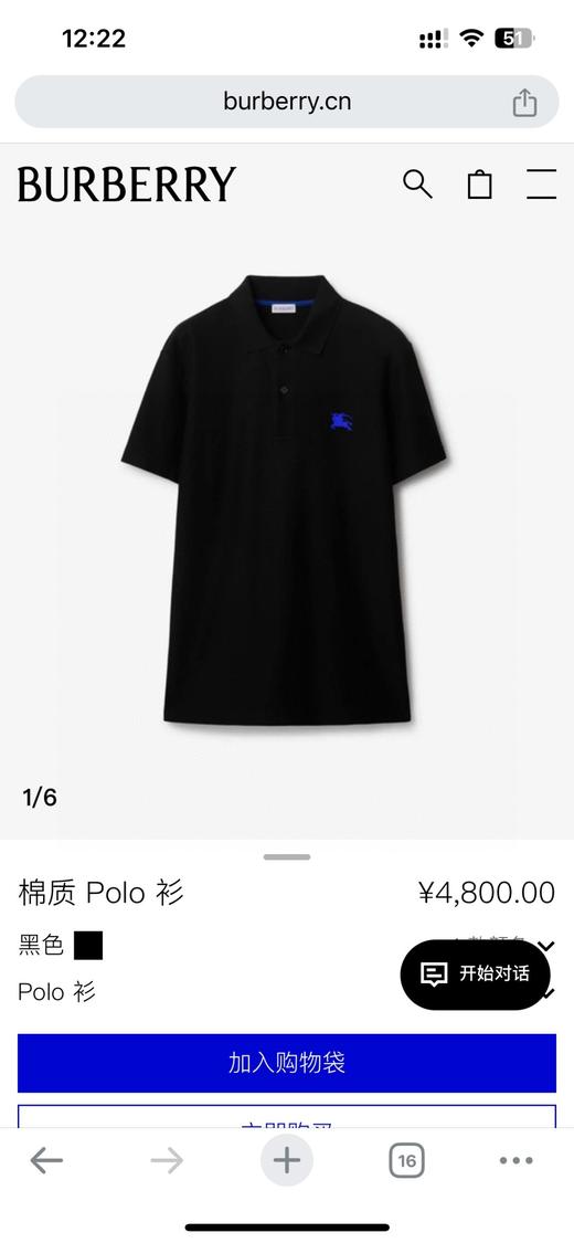 BUR新款战马徽标刺绣翻领Polo衫  经典合身版型 商品图7