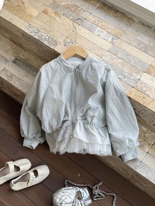 诠释夏日轻盈美学❗️SG超美花苞裙摆儿童外套泡泡袖棒球服 商品图8