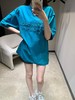Balenciag*巴黎世家25Ss春夏新款重工炒色做旧字母T恤男女同款情侣系（DQJ） 商品缩略图10