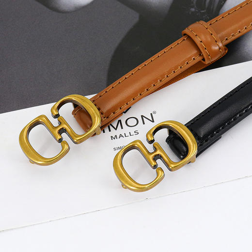 【SIMON DIARIES真皮腰带】品牌直发超模｜明星｜最爱的时尚单品 二层牛皮🉑真材实料get明星穿搭要素 商品图1