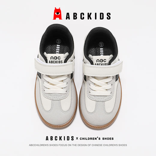 ABCkids童鞋男童板鞋2025春季新款男孩时尚软底运动鞋儿童德训鞋SY513603066AX 商品图2