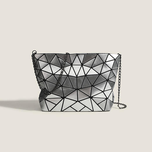 雀说 三角片简约女包休闲单肩包链条斜跨包1353-1 商品图8