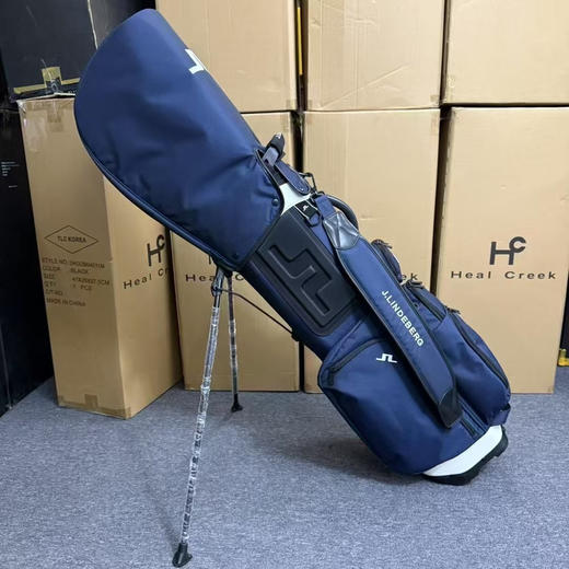 外贸原单正品林德伯格（J.LINDEBERG）高尔夫支架包
经典黑与深邃蓝，简约又不失格调
多口袋设计超实用，分区合理方便拿取球具 商品图4