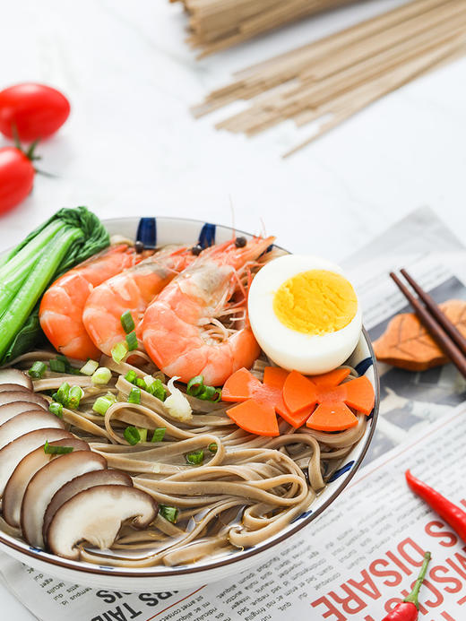 【商城专属】燕之坊黑麦荞麦杂粮挂面1.6kg 商品图4