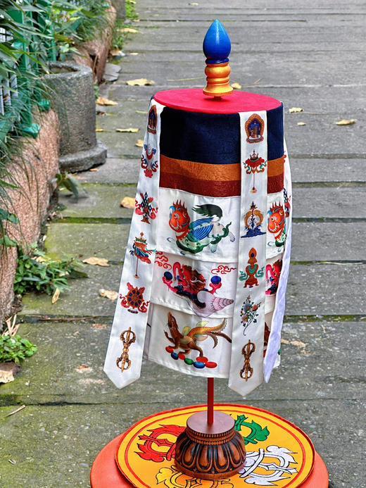 寺庙殊胜制作佛堂装饰胜利宝幢吉祥胜利幢高53cm,宽度15cm 商品图2