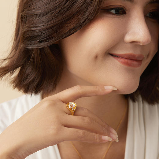 Manreya“藏珍聚宝”淡水珍珠戒指 商品图3