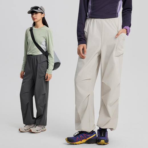 TECTOP/探拓户外女士休闲伞兵裤夏季薄款宽松透气运动徒步工装裤 商品图2