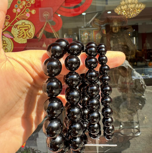 黑曜石单圈手串 商品图1