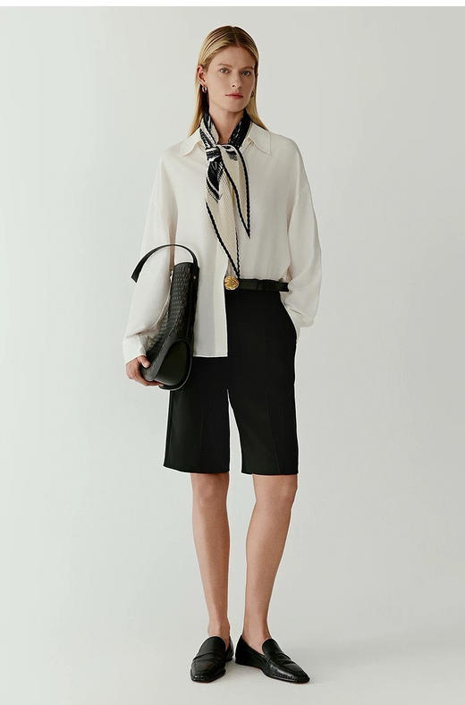 318-6独家圆正 小禾 炒鸡高难度 真丝褶皱风琴 年轮丝巾 尺寸88*88cm 商品图7