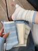 蓝白条纹袜4双（锁 商品缩略图0