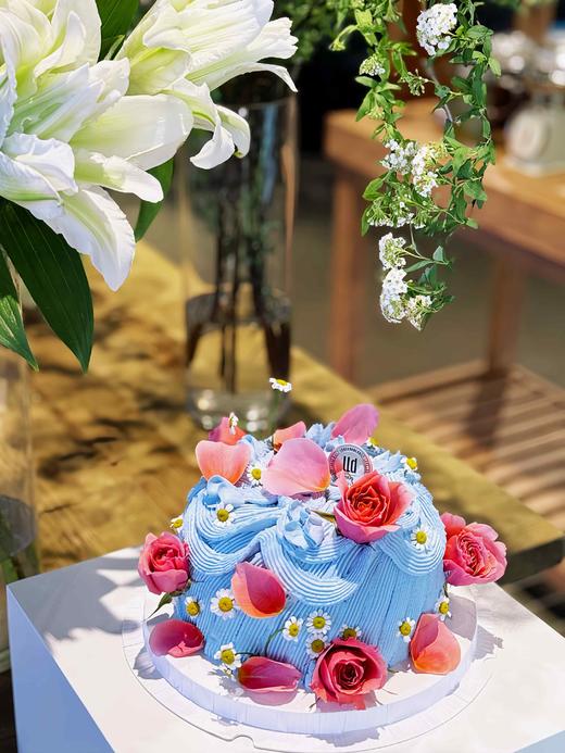 【2025新品】莎士比亚的花园·奶油蛋糕（鲜花颜色随季节改变哦） 商品图8