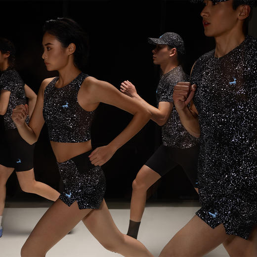 优极UG 星空·女款爽滑短款跑步背心 商品图4