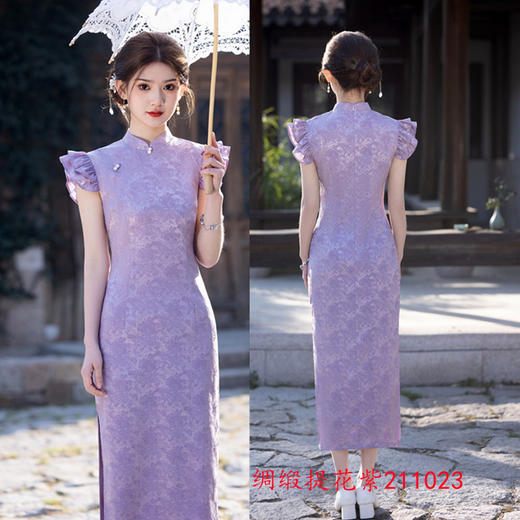 GX现代时尚改良新中式年轻少女款旗袍2025春新款日常可穿旗袍 商品图2