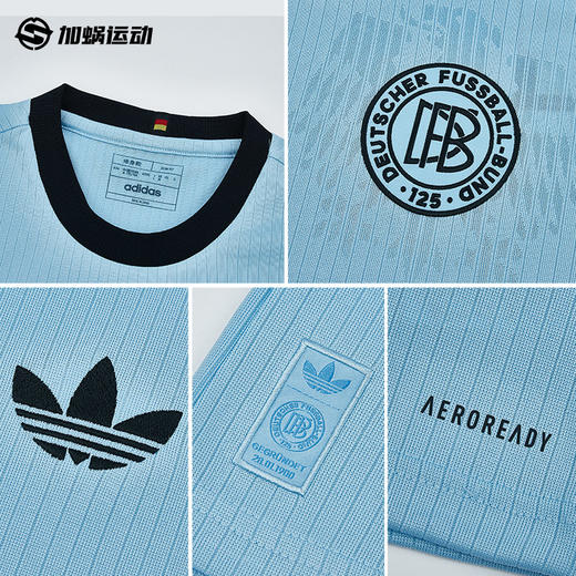 【送球员印号】SFS 阿迪达斯2025德国三叶草125周年门将特别版纪念短袖球衣JY1315 商品图2