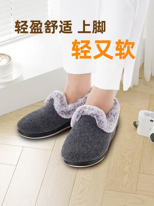巴玛适中老年妈妈鞋加肥宽松老人鞋女鞋脚肿加厚保暖防滑出口健康鞋A17 商品图7