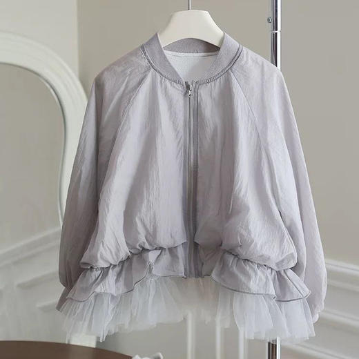 诠释夏日轻盈美学❗️SG超美花苞裙摆儿童外套泡泡袖棒球服 商品图3