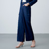 EITIE爱特爱夏季新款时尚休闲通勤百搭显瘦直筒阔腿牛仔裤女7805504 商品缩略图2