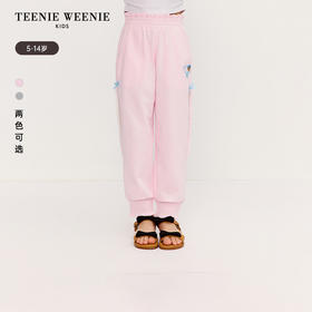 TeenieWeenie Kids小熊童装夏季女童网纱拼接休闲长裤TKTM256442I