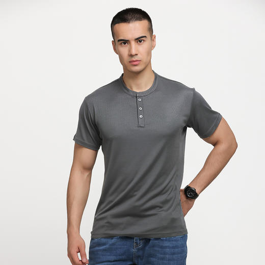 【福利】鹰爪指南者COOLMAX亨利领速干T恤 商品图3