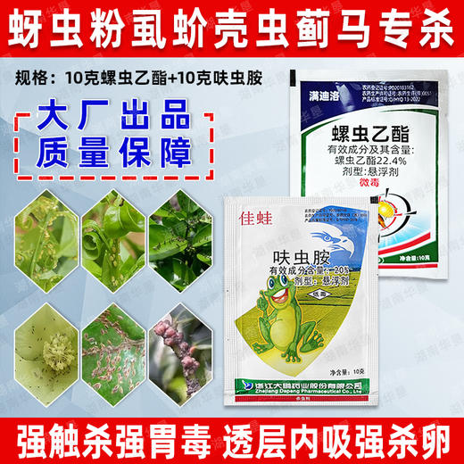 螺虫乙酯呋虫胺套装桃树柑橘介壳虫蚜虫蓟马专用杀虫剂正品农药 商品图2