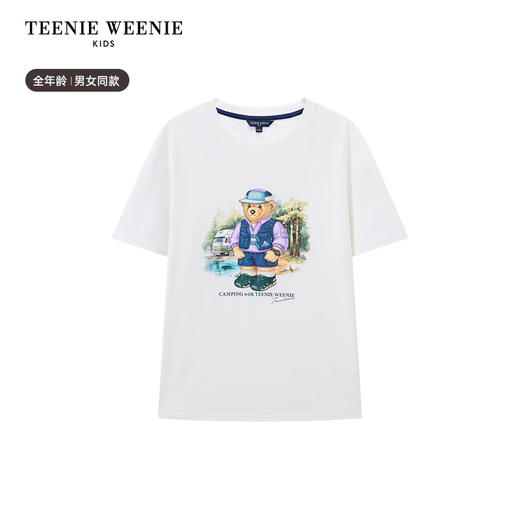 TeenieWeenie Kids小熊童装夏季男女童印花短袖亲子款T恤TKRW256482H 商品图8