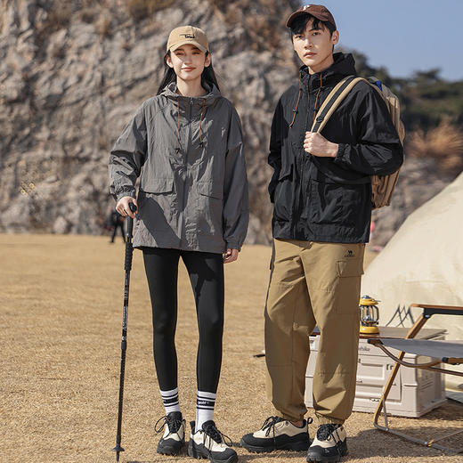 【全方位防晒】倩吉嫣 山系冰感防晒衣 冰感降温 轻薄透气 面料防水防风防刮 抗皱耐磨 男女同款 商品图14