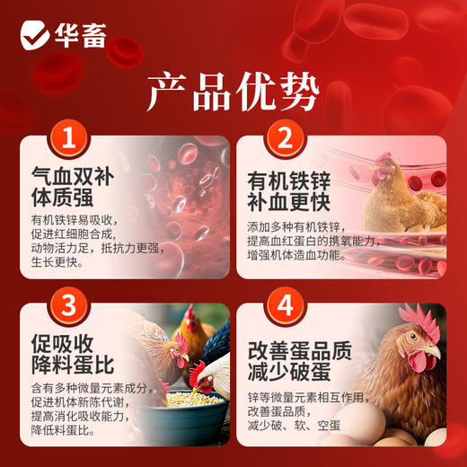 气血健1kg 气血双补 有机铁锌 吸收率高 改善肉质蛋质 商品图5