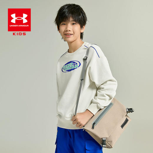 【困妈专属】Under Armour安德玛儿童25新款舒适运动套头卫衣251103540/251103131/速干圆领长袖T恤251121121/251121358【合集】超低折扣 商品图1