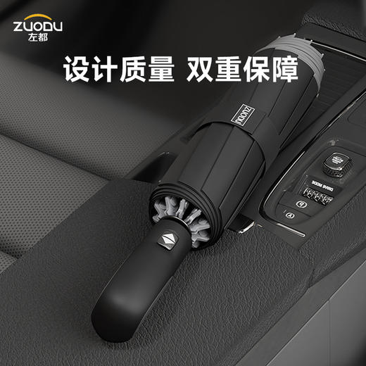 【航空铝合金材质 可抗10级风】左都自动反向伞不湿身/车 大伞面 商品图1