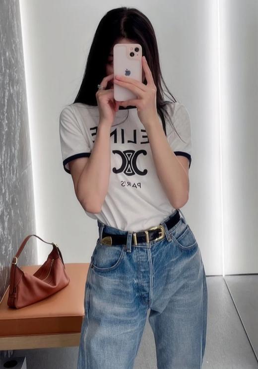 女款凯旋门字母印花短袖T恤008 商品图2