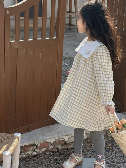 儿童格子连衣裙短裙031201 商品图3
