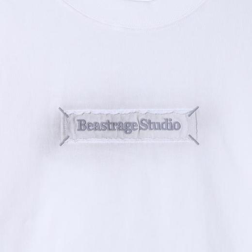 T2796夏季高级感新款潮牌刺绣印花字母圆领短袖T恤阔版百搭潮流上衣 商品图3