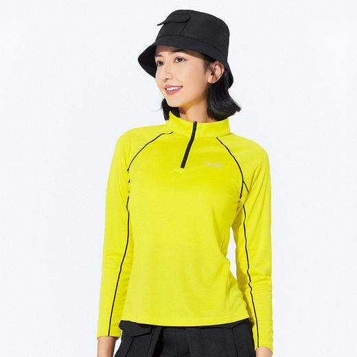 长袖T恤】春秋季内搭打底衫快干衣时尚运动卫衣立领户外徒步登山 商品图9